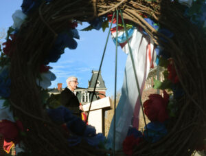 Pearl Harbor attack remembered at U.S.S. West Virginia mast on downtown campus